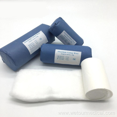 Medical Disposable First Aid Wool Cotton Roll